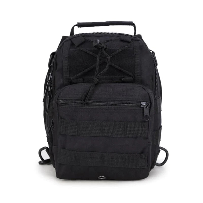 Mens Backpack Tactical Sling Shoulder Bag Molle Travel Chest Pack Outdoor Hiking