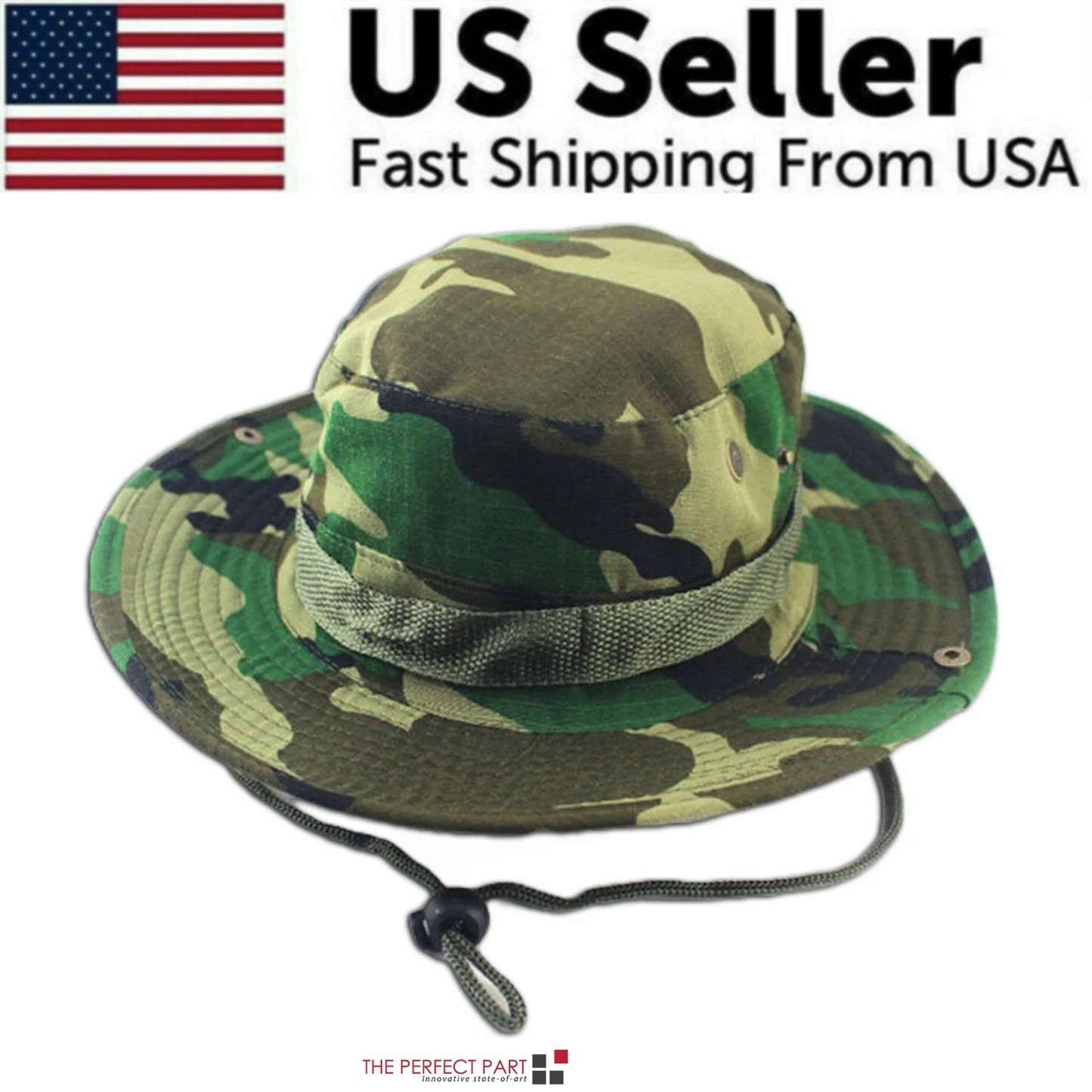 Wide Brim Sun Hat UV Protection Bucket Cap for Hiking Camping Fishing Safari Men