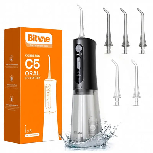 Bitvae C5 Water Flossers for Teeth - Cordless Portable Oral Irrigator, Powerful and Rechargeable Water Flosser for Teeth, Brace Care, IPX7 Waterproof Water Picks for Cleaning C1/C6/P1,Back to School Gift